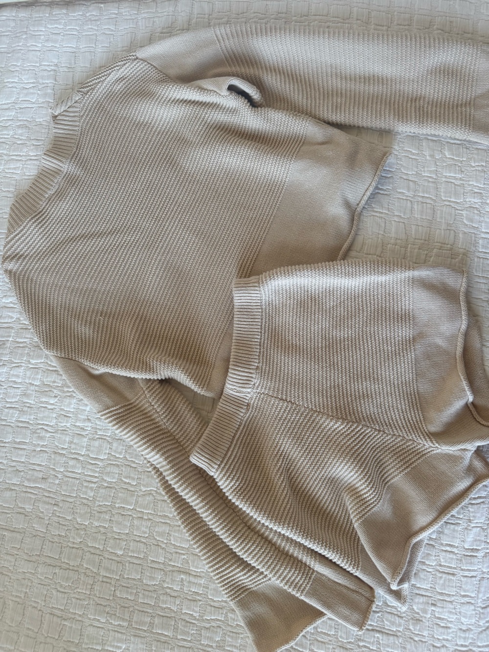 Princess Polly Beige Ribbed Sweater Set - Picture 5 of 5